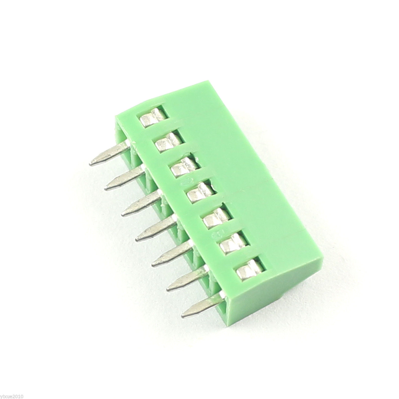 7 Pin 2.54mm 0.1" Universal Screw Terminal Block Connector