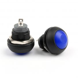 12mm Waterproof Momentary Push Button Mini Round Switch Blue