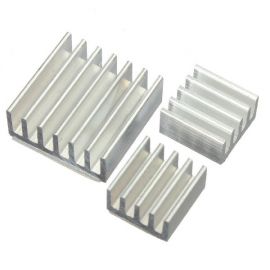3pcs Adhesive Aluminum Heatsink Radiator Cooler Kit for Raspberry Pi3